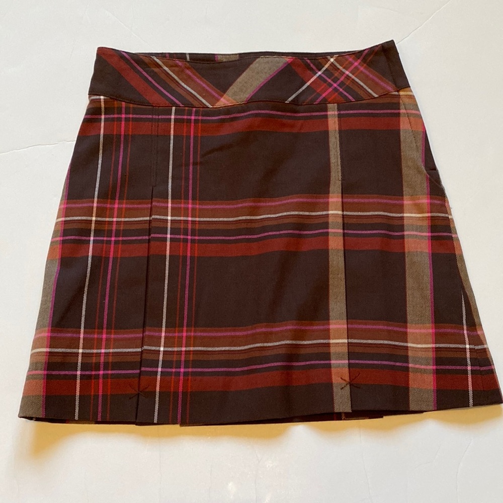 NWOT Lilly Pulitzer plaid pleated skirt
